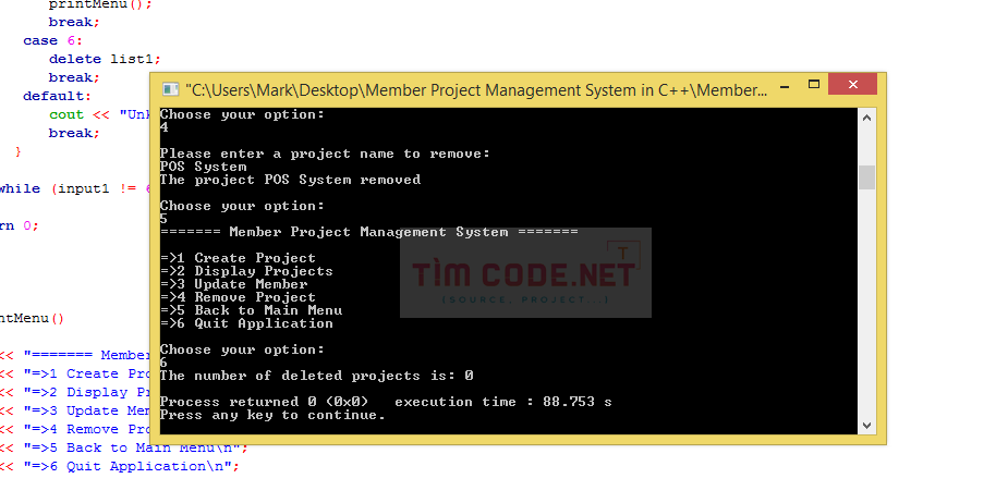 Member Project Management System in C++ 5.png