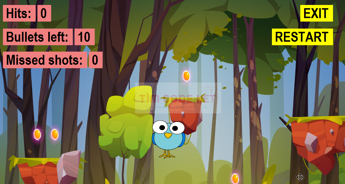 Simple Bird Hunt Game in C# 1.png