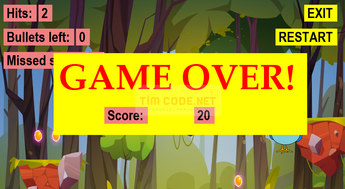 Simple Bird Hunt Game in C# 4.png