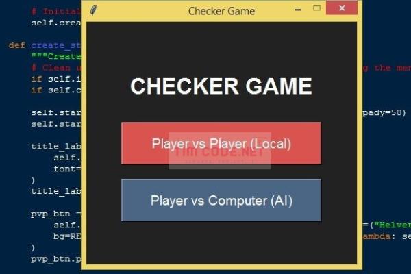 Mã nguồn Game Checker được viết bằng Python kết hợp Tkinter