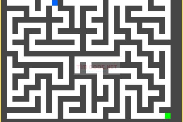 Mã nguồn trò chơi mê cung sử dụng Pygame trong Python