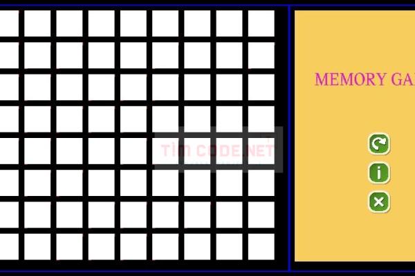 Mã nguồn trò chơi trí nhớ sử dụng Pygame trong Python