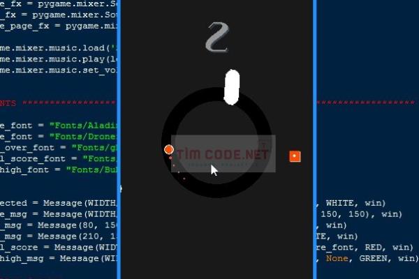 Mã nguồn trò chơi Orb Dash sử dụng Pygame trong Python