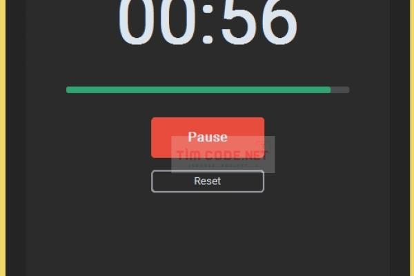 Mã nguồn đồng hồ Pomodoro sử dụng Tkinter trong Python