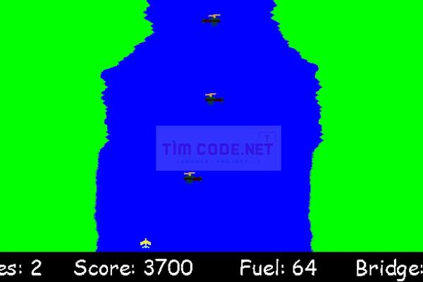 Mã nguồn trò chơi Atari River Raid sử dụng Pygame trong Python