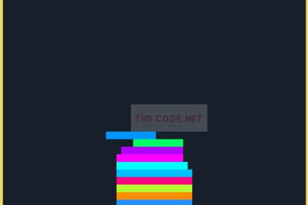 Mã nguồn trò chơi Stack 2D bằng Pygame trong Python