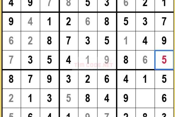 Mã nguồn trò chơi Sudoku sử dụng Pygame trong Python