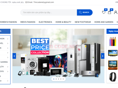 Mã nguồn website thương mại điện tử + Pos bán hàng bằng PHP