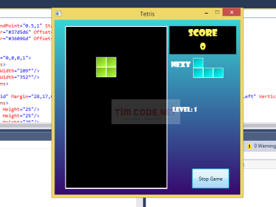 Trò chơi Tetris sử dụng C# kèm mã nguồn miễn phí