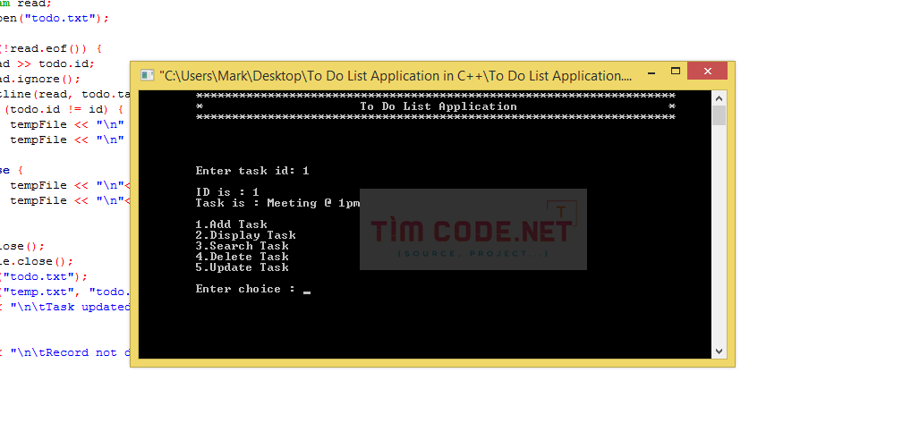 To Do List Application in C++ 4.png