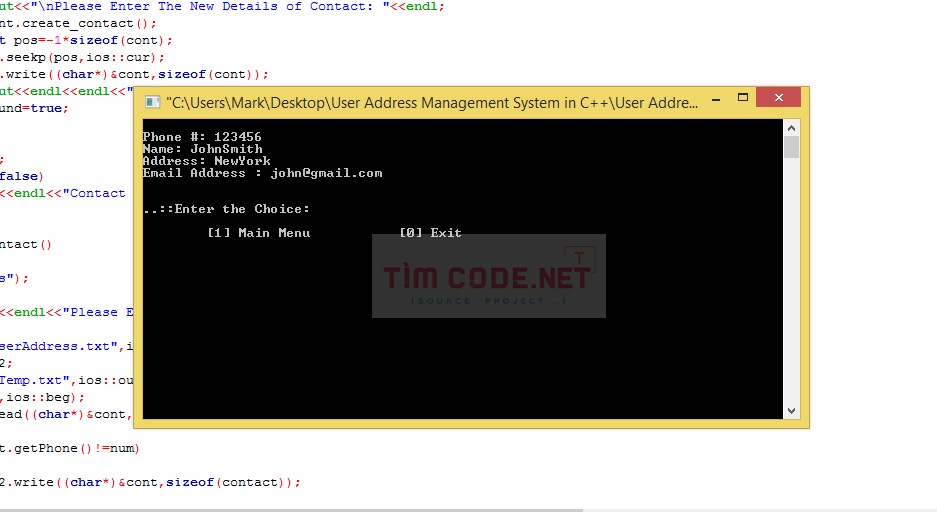 User Address Management System in C++ 4.png