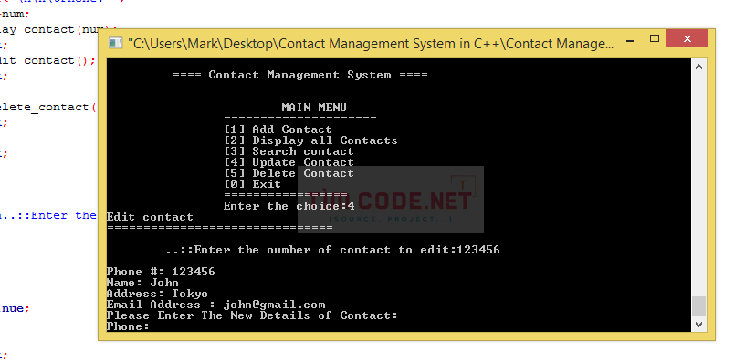 Contact Management System in C++ 5.png