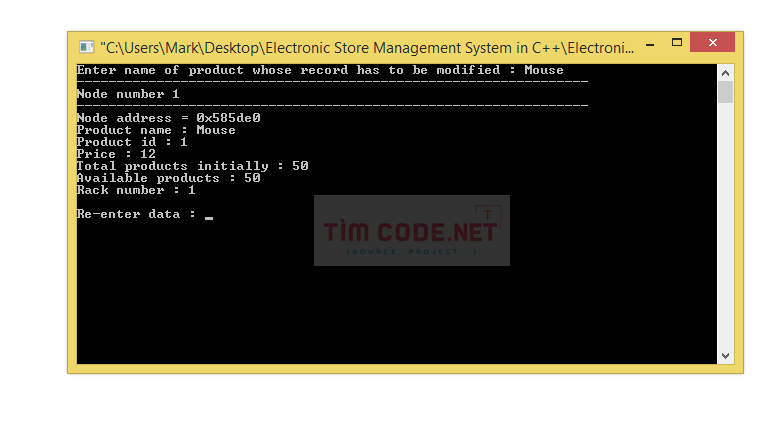Electronic Store Management System in C++ 4.png