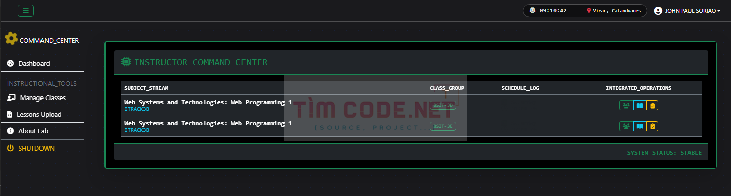 php-exam-lms-instructor-dashboard.png
