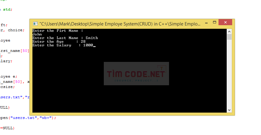 Simple Employee System(CRUD) in C++ 2.png