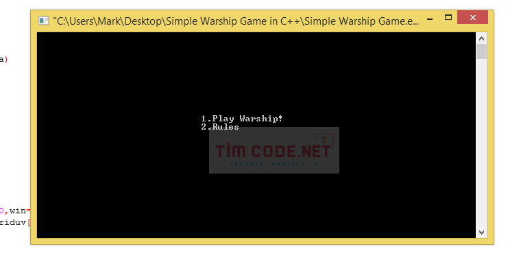 Simple Warship Game in C++ 2.png