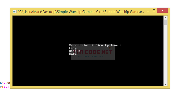 Simple Warship Game in C++ 3.png