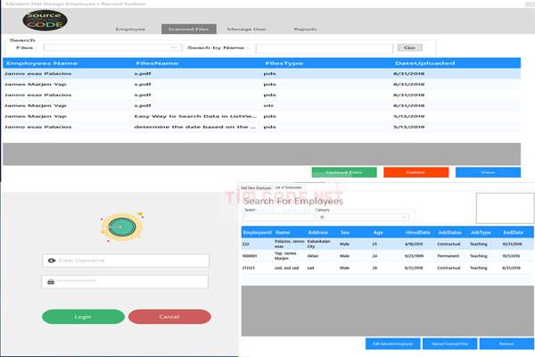 Mã nguồn phần mềm quản lý nhân viên hiện đại sử dụng C#.NET và Bunifu Framework kèm mã nguồn đầy đủ (2020)